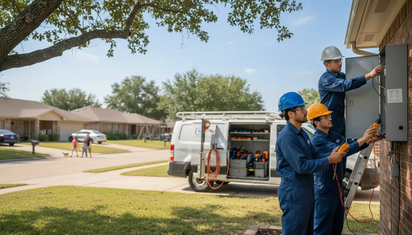 Certified electrician providing emergency electrical services in Cecil, OH